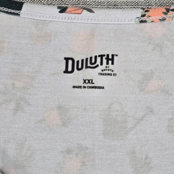 Duluth Trading Wom XXL Long Sleeve Top Gardening Plants Succulents Lounge Shirt - Picture 7 of 10